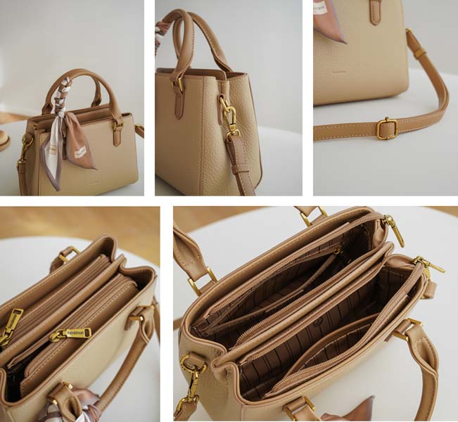 Pebbled Leather Crossbody Bag For Women
