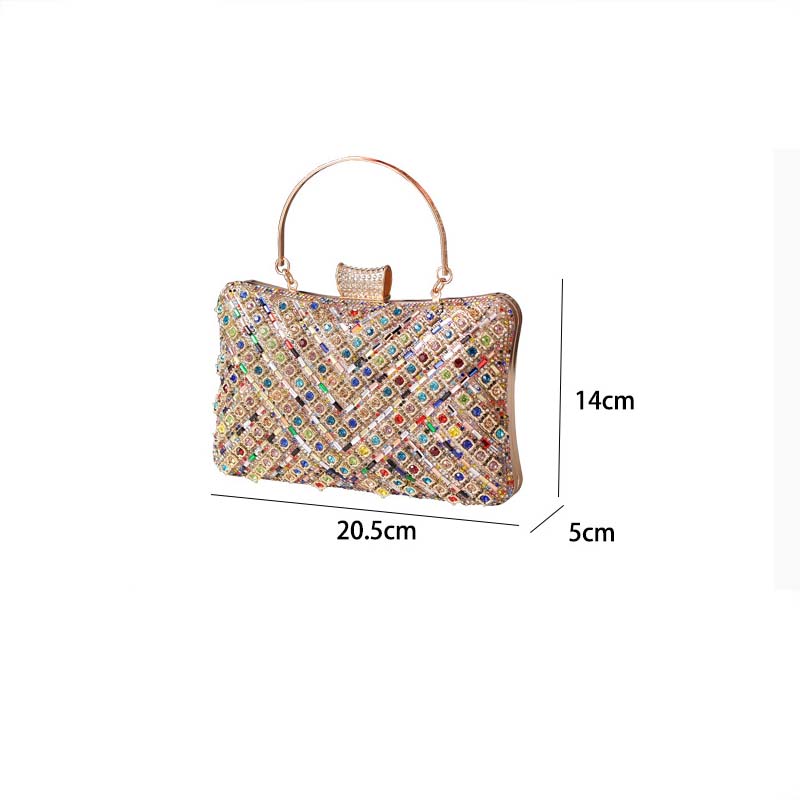 Adiffu Fashion Rhinestone Bag