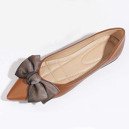 Adiffu Elegant Soft Soled Flats With Bows
