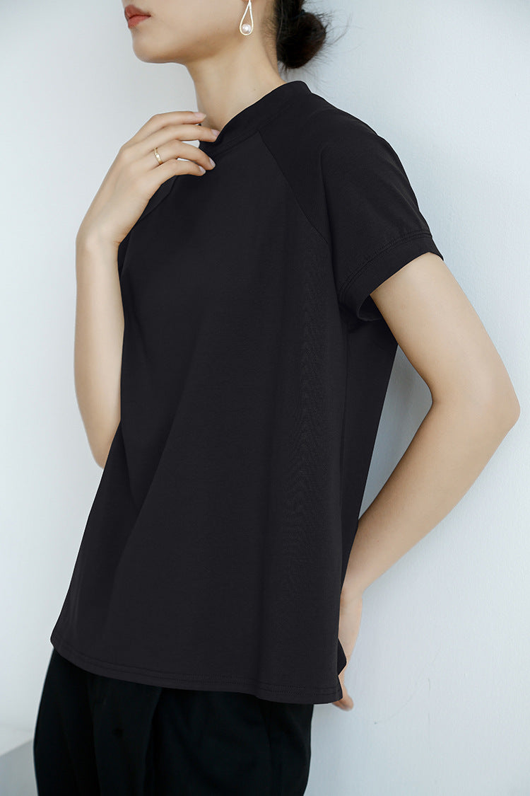 Adiffu Cotton Short-sleeved Women's T-shirt