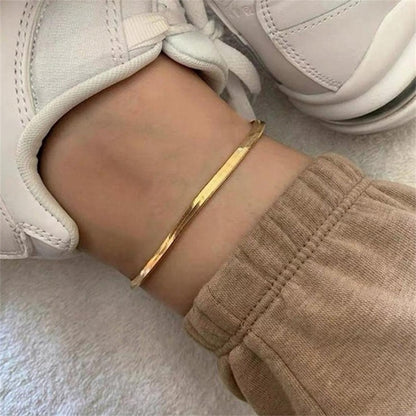 Adiffu Special Herringbone Anklet