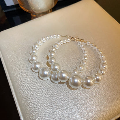 Oversized Pearl Ear Loops
