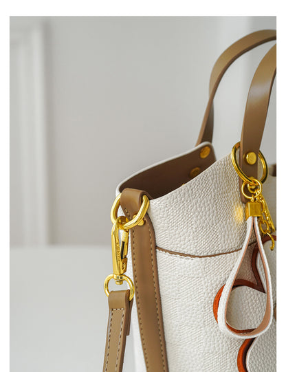 Sophisticated Soft Leather Hand Crossbody Bag