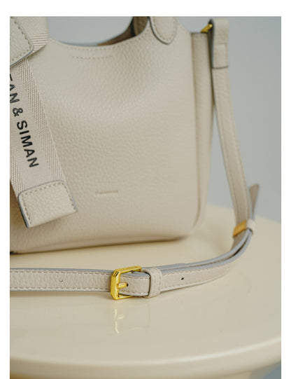 Solid Color Large Capacity Crossbody Bag