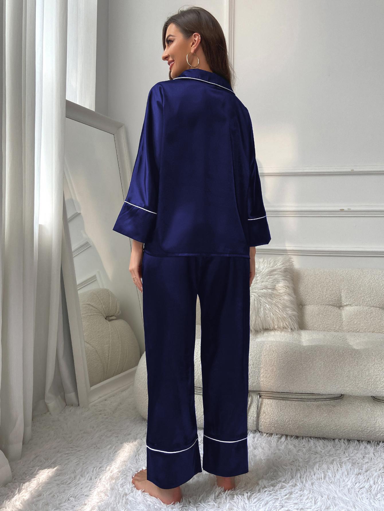 Adiffu Bridesmaid Pajamas - Bridal Party Gift - Bridesmaid Gifts - Long Pant Sleeve Set - Bachelorette Party - Pajama for Women