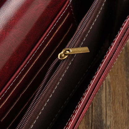 Adiffu Retro Long Multifunctional Wallet