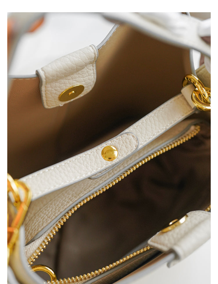 Adiffu Beige/Deep Yellow/Black Crossbody Bag And Handbag