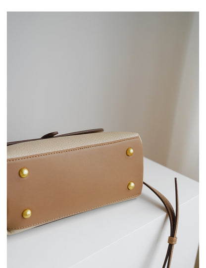 Adiffu Vintage Khaki/Black Crossbody Bag