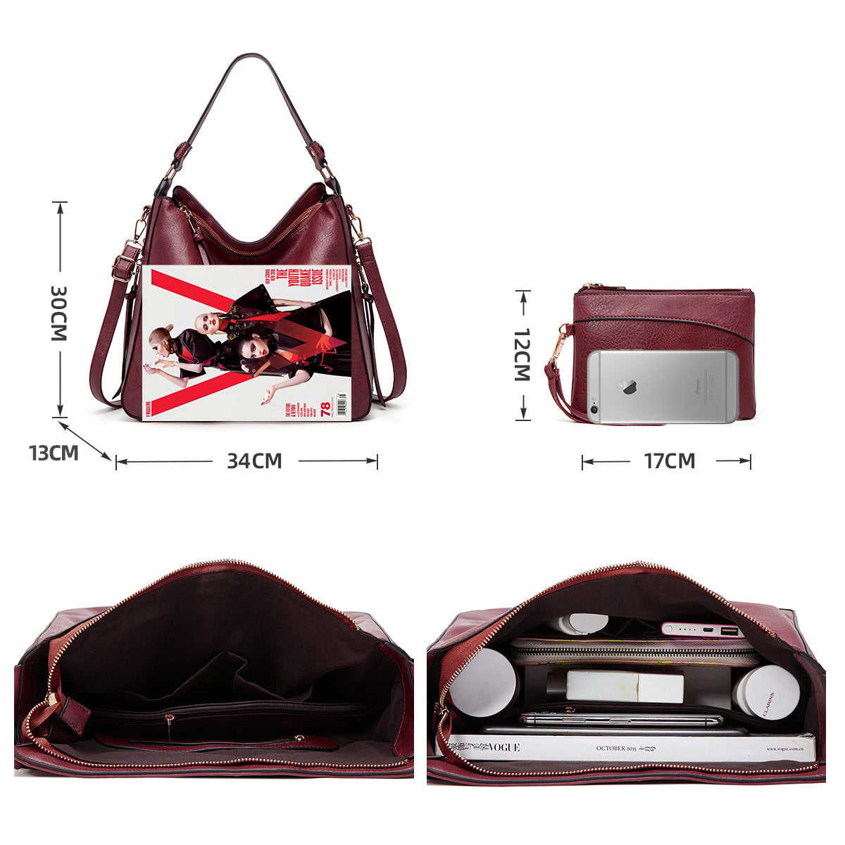 Adiffu Stylish Vintage One-shoulder Straddle Tote Bag