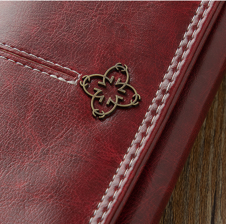 Adiffu Retro Long Multifunctional Wallet