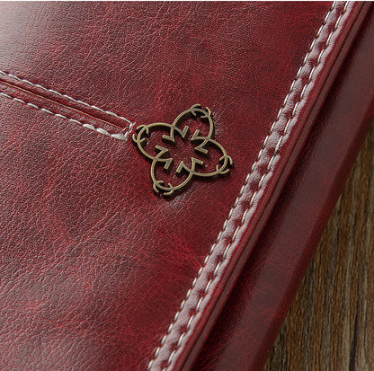 Adiffu Retro Long Multifunctional Wallet