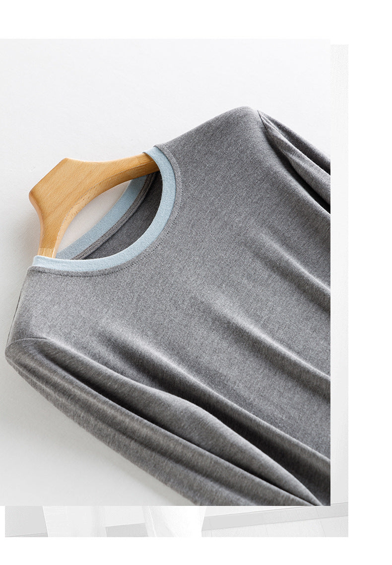 Adiffu Circular Design Waist Slimming Long Sleeve T-shirt