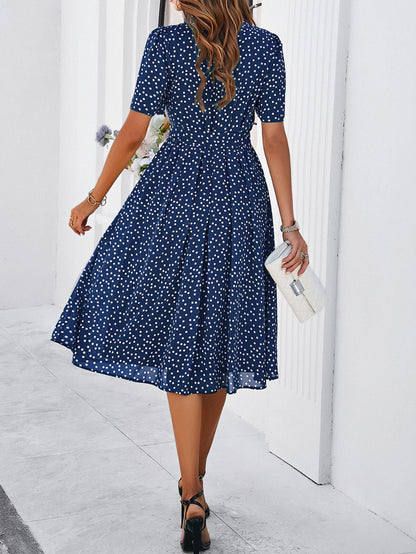 Summer Casual Polka Dot Print Dress