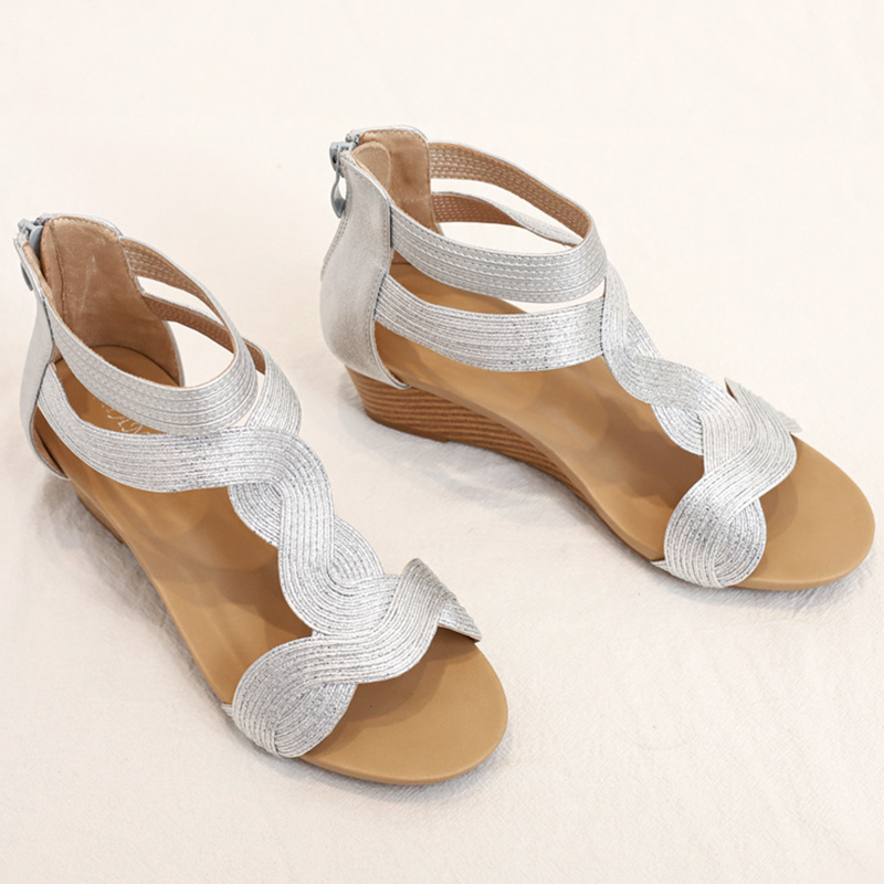 Stylish Women's Wedge Sandals Roman Shoes