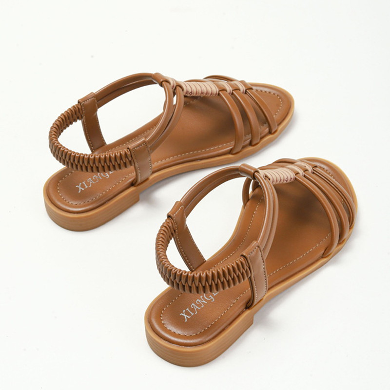 New Bohemian Retro Hollow Flat Comfort Tourist Beach Sandals