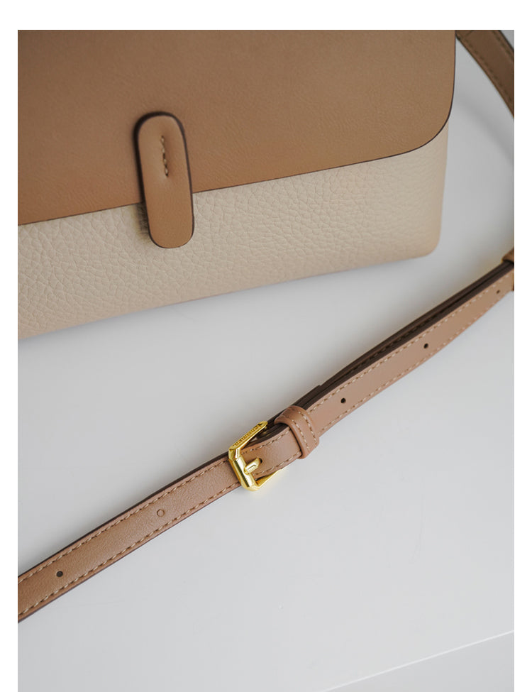 Adiffu Vintage Khaki/Black Crossbody Bag
