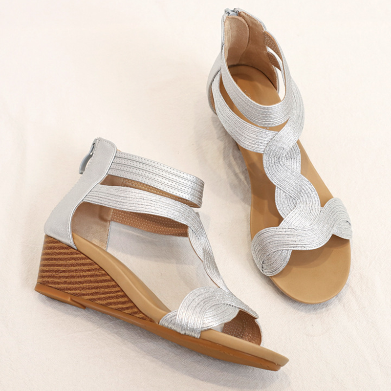 Stylish Women's Wedge Sandals Roman Shoes