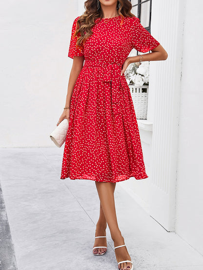 Summer Casual Polka Dot Print Dress