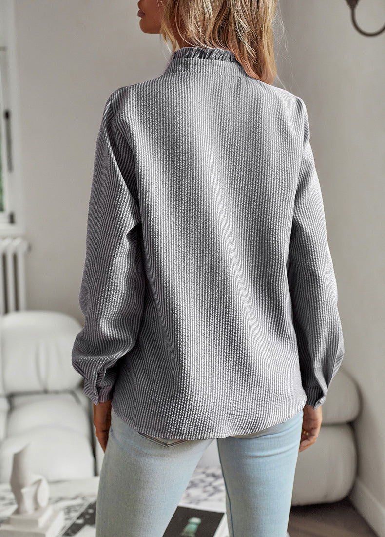 Adiffu Elegant Striped Blouse