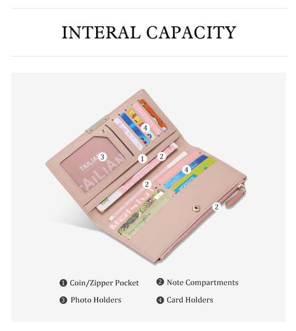 Adiffu Popular Long Purse For Women