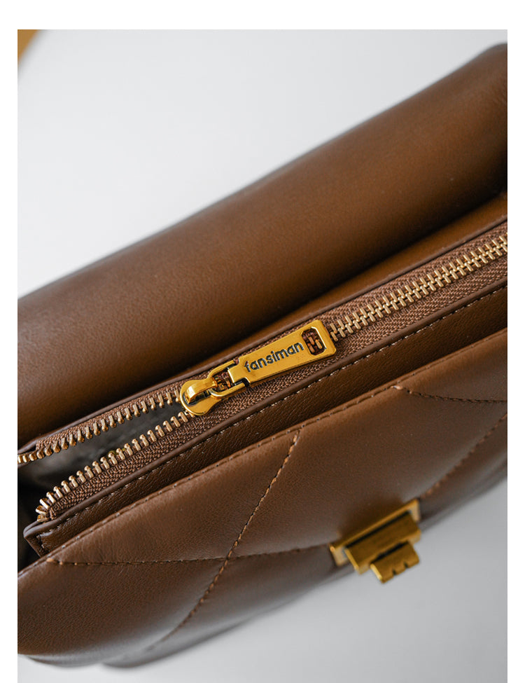 Adiffu Elegant Soft Leather Crossbody Tote