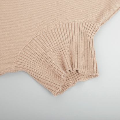 Adiffu Loose Comfortable Turtleneck Knit Pullover Sweater