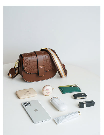 Trendy Saddle Crossbody Bag
