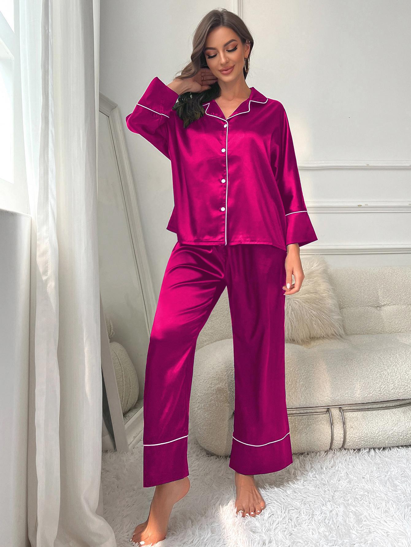 Adiffu Bridesmaid Pajamas - Bridal Party Gift - Bridesmaid Gifts - Long Pant Sleeve Set - Bachelorette Party - Pajama for Women