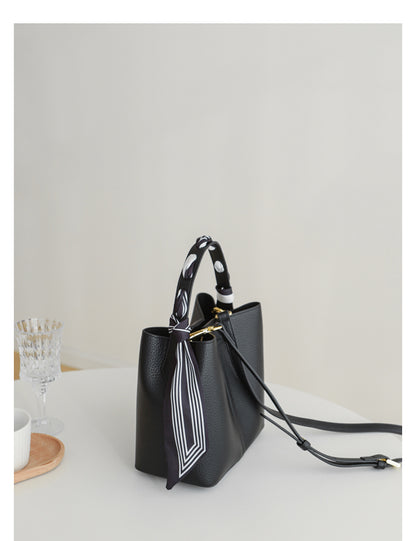 Adiffu Beige/Deep Yellow/Black Crossbody Bag And Handbag