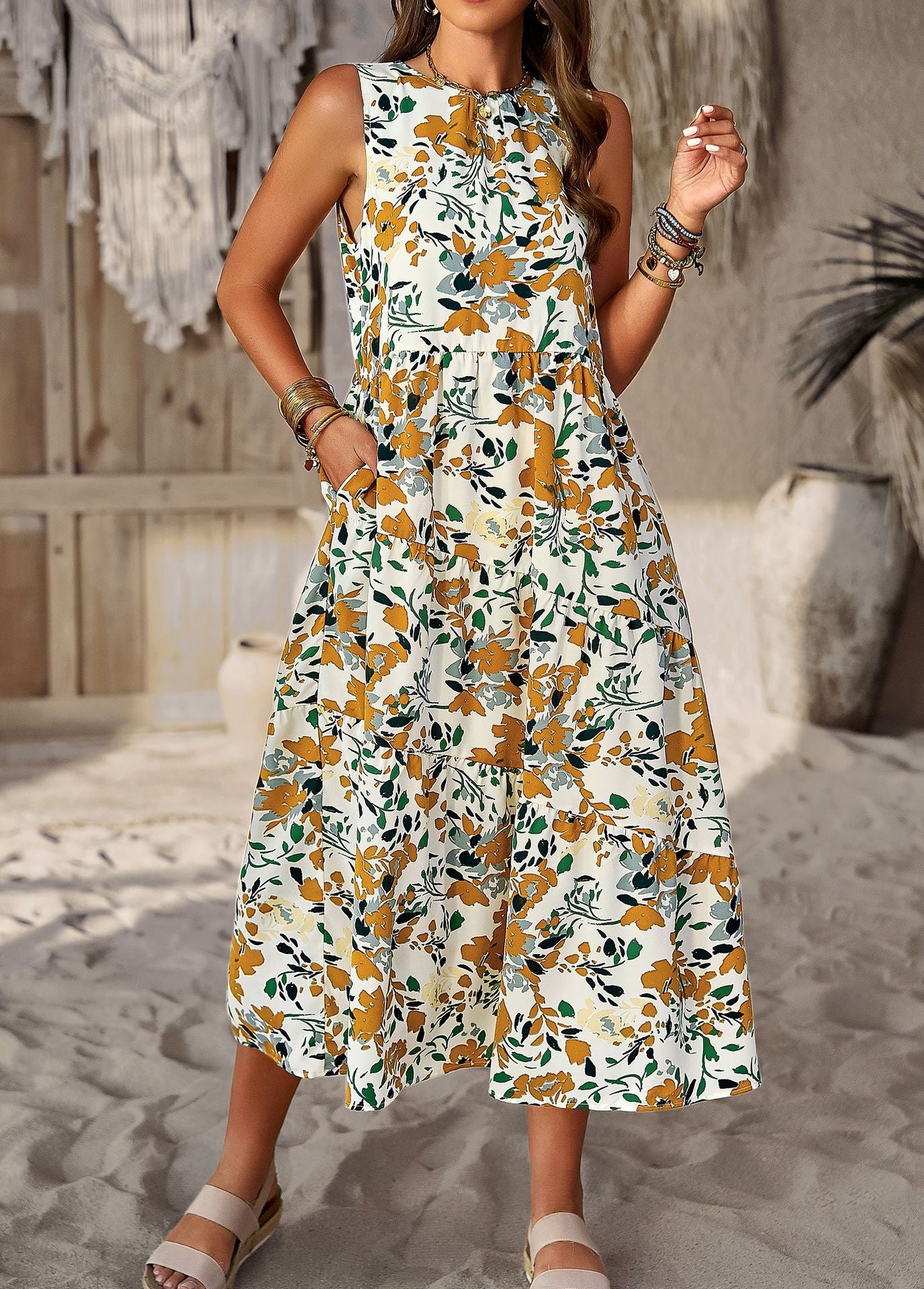 Stylish Voluminous Holiday Dress