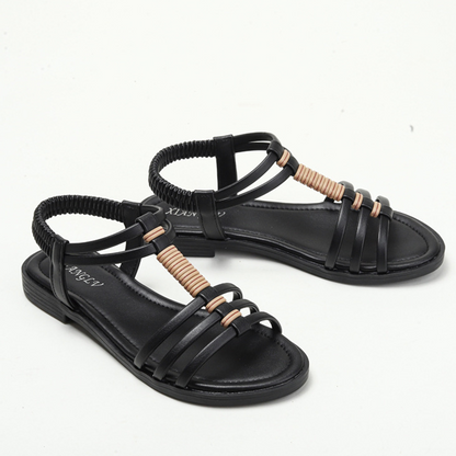 New Bohemian Retro Hollow Flat Comfort Tourist Beach Sandals