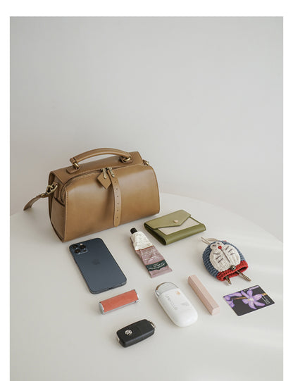 Soft Leather Pillow Bag For Women