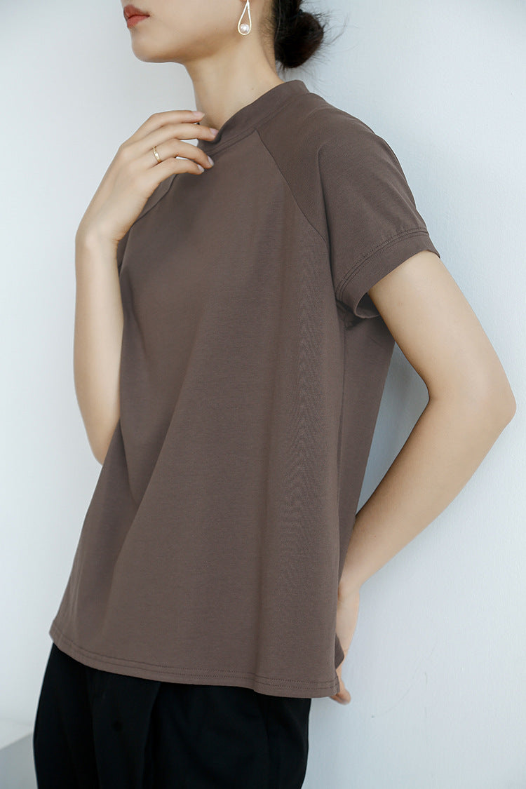 Adiffu Cotton Short-sleeved Women's T-shirt
