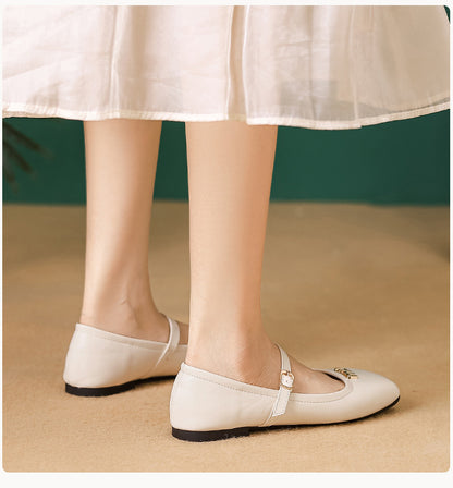 Adiffu Comfortable Mary Jane Flats