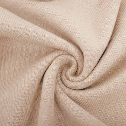 Adiffu Loose Comfortable Turtleneck Knit Pullover Sweater