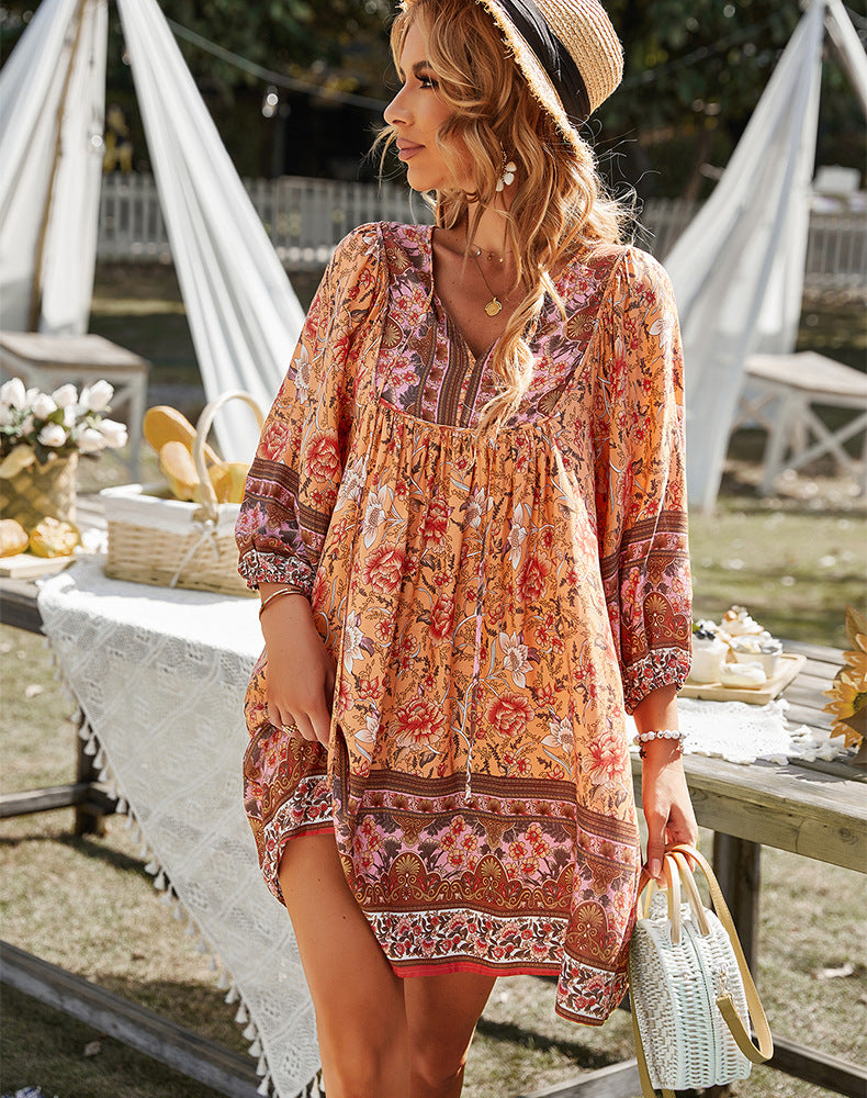 Adiffu Casual Holiday Dress