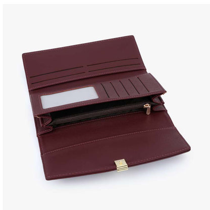 Long Triple Fold Women's Premium Clutch Bag