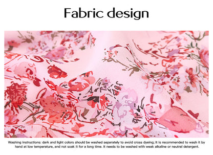 Adiffu Elegant Floral Dress