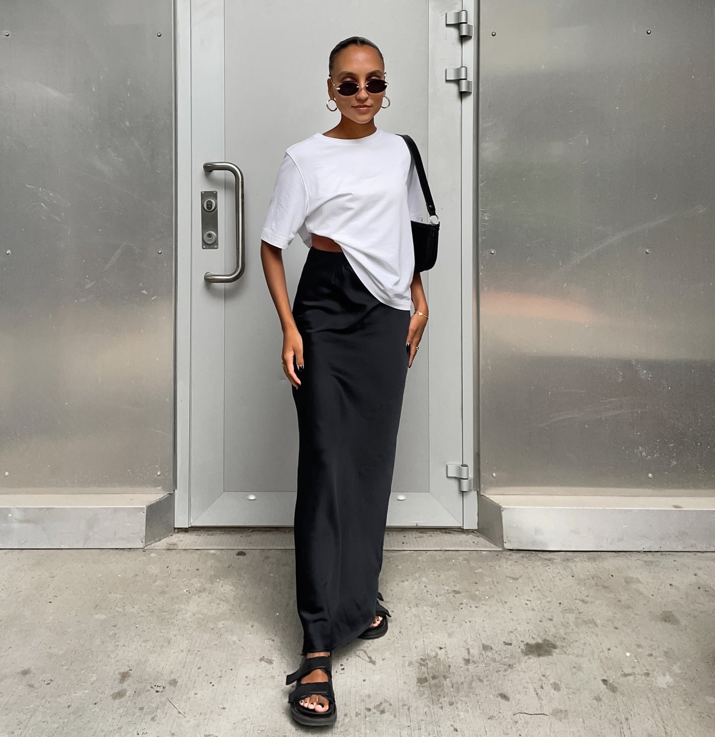 Luxe Satin Mermaid Maxi Skirt