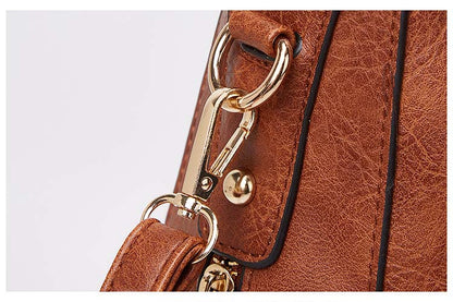 Adiffu Stylish Vintage One-shoulder Straddle Tote Bag