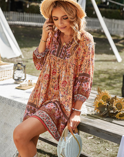 Adiffu Casual Holiday Dress