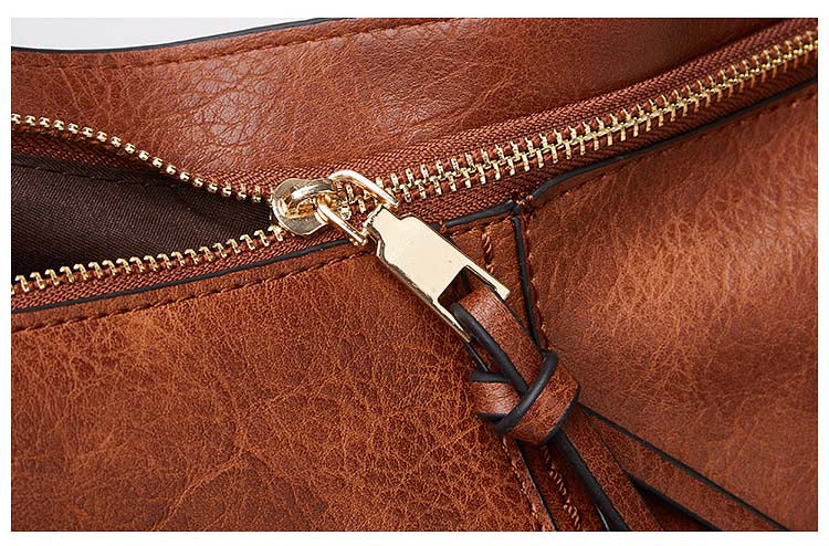 Adiffu Stylish Vintage One-shoulder Straddle Tote Bag