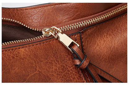 Adiffu Stylish Vintage One-shoulder Straddle Tote Bag