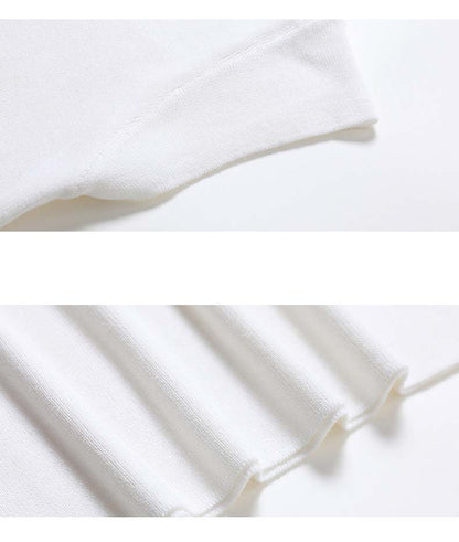 Adiffu Artsy Vintage Ice Silk Knitwear