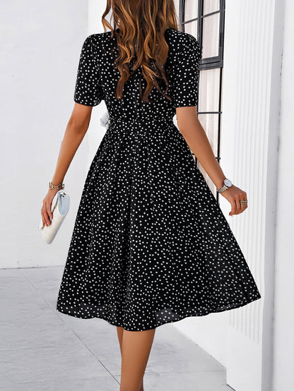 Summer Casual Polka Dot Print Dress