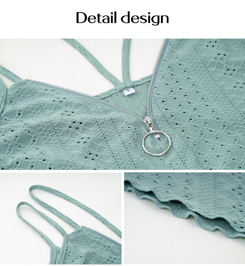 Adiffu Casual Solid Color Camisole Top