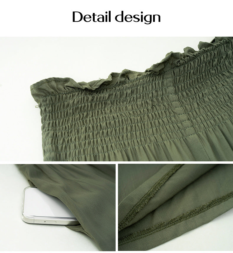 Adiffu Casual Solid Color Long Pants