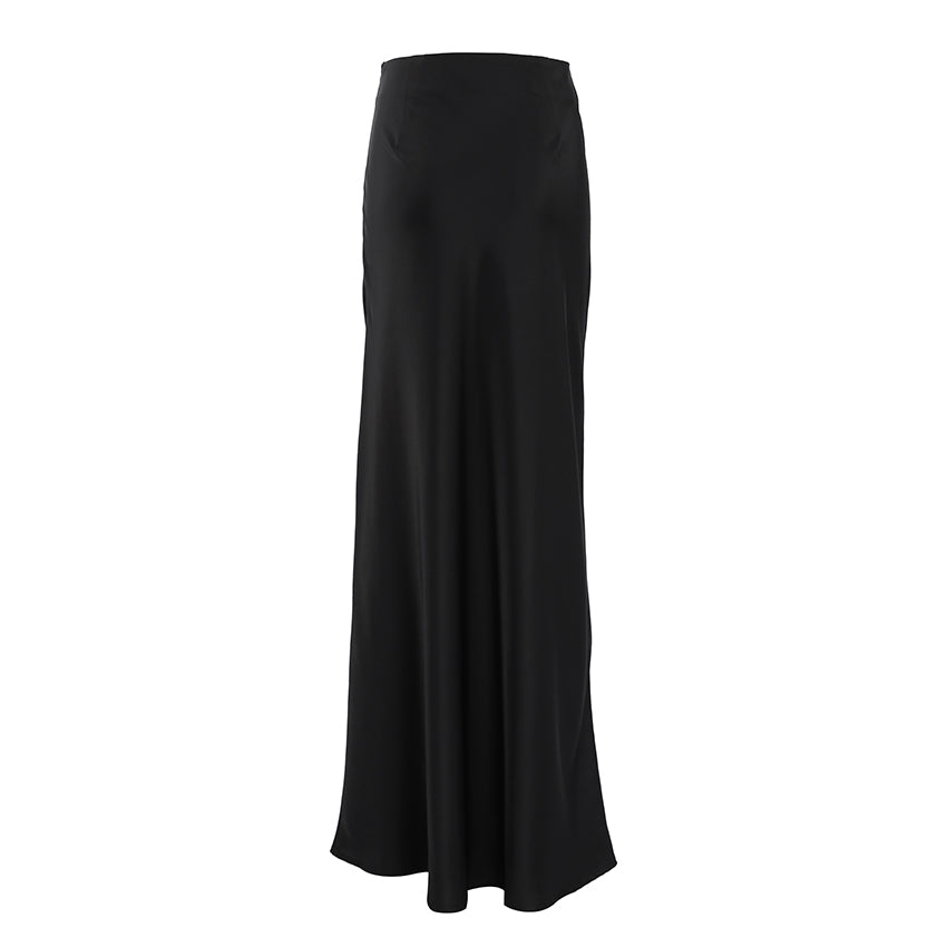 Luxe Satin Mermaid Maxi Skirt