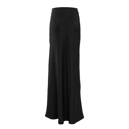 Luxe Satin Mermaid Maxi Skirt