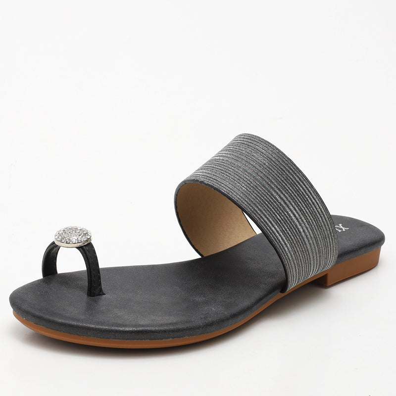 SunnyStride Soft-Comfort Flat Slides